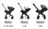 Comparison of Doona infant car seat versions