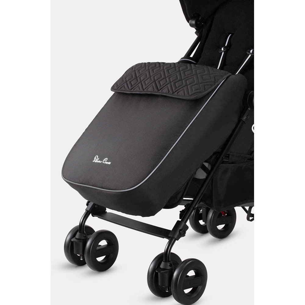 Silver Cross Zest Footmuff Black