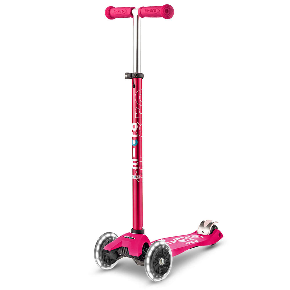 Micro Maxi Deluxe LED Scooter - Pink