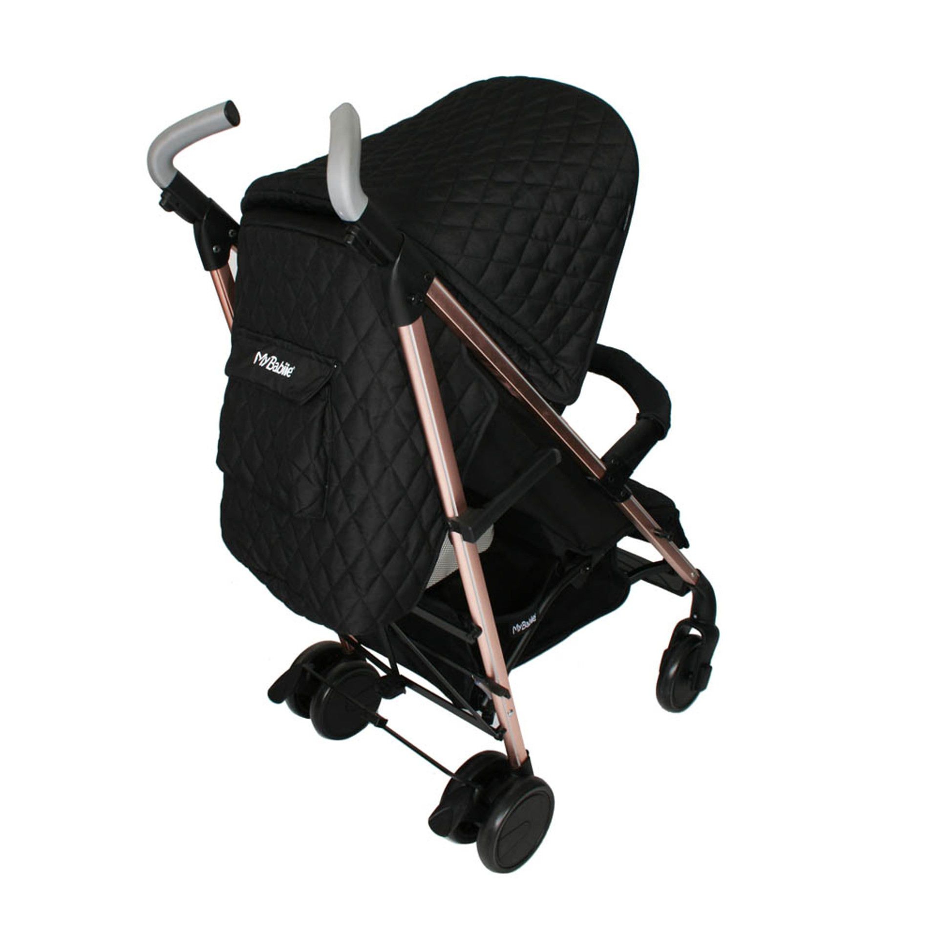 My Babiie MB51 Stroller Billie Faiers/Rose Gold Black Quilted My Babiie MB51 Stroller Billie Faiers/Rose Gold Black Quilted