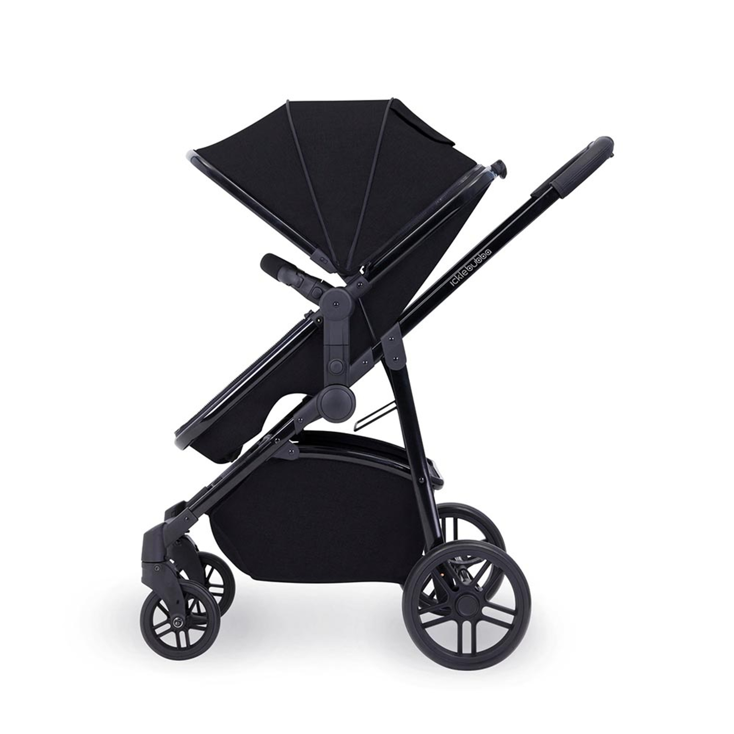 Ickle Bubba Moon 3 in 1 Travel System - Black/Black