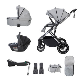 Chia Coco i-Size & Base Travel System - Pearl Grey