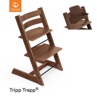 Stokke® Tripp Trapp® Highchair + Baby Set - Warm Brown
