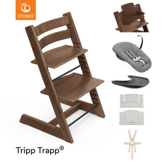 Stokke® Tripp Trapp® Complete Bundle - Warm Brown