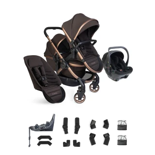iCandy Peach 8 Editions Double Cocoon 360 Travel System - Pecan