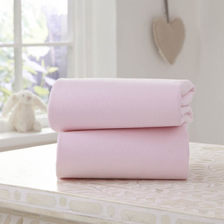 moses basket sheets pink