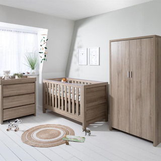 Modena 3 Piece Room Set  - Oak