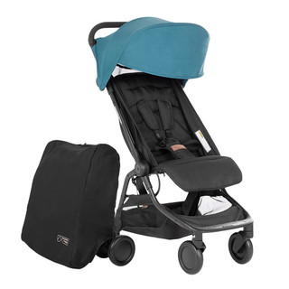 Mountain buggy nano hot sale 2 stroller black