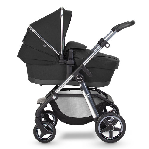 out and about double buggy with carrycot