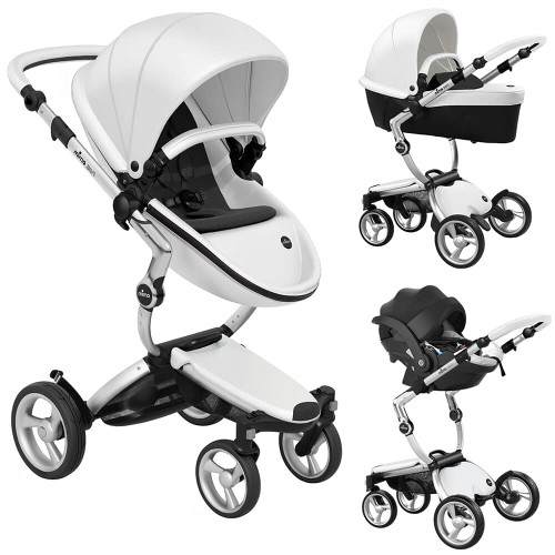 Mima Xari + Car Seat & Base Bundle Snow White