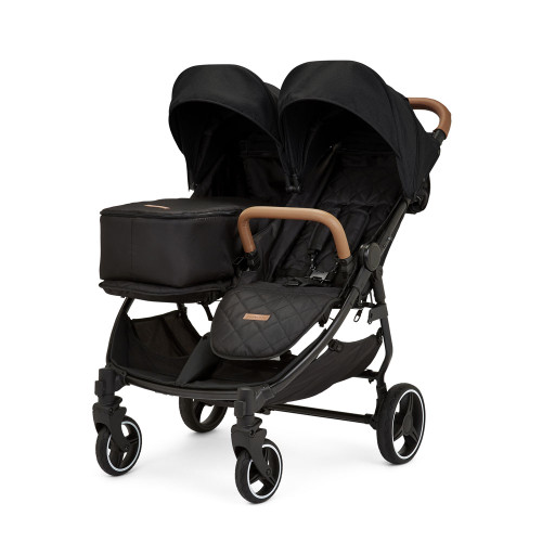 Ickle Bubba Venus Prime Double Stroller - Black