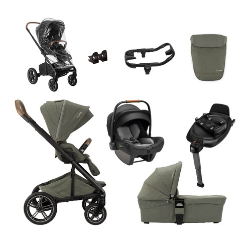 Nuna Mixx Next Generation Pipa Bundle - Pine/Caviar