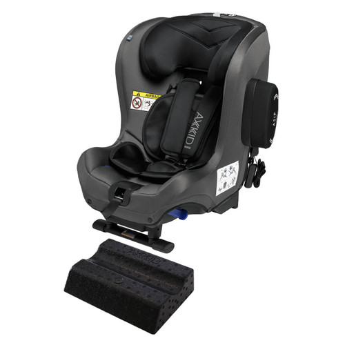 Axkid Minikid 2.0 Car Seat (2023) + FREE Angle Adjusting Wedge - Granite