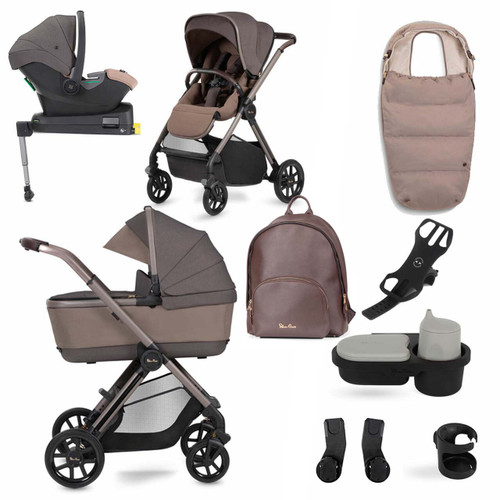 Silver Cross Reef Pram with Ultimate Pack - Earth