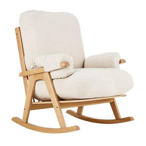 Gaia Hera Rocking Chair - Natural Oak/Barley