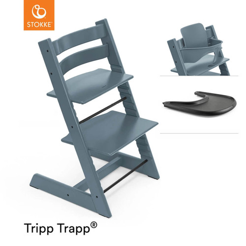 Stokke® Tripp Trapp® + Baby Set & Tray - Fjord Blue