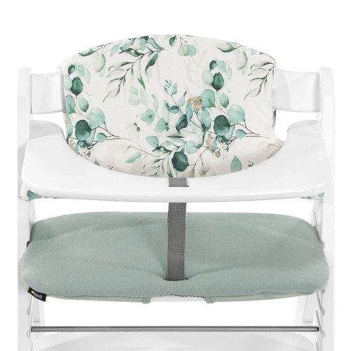 Hauck Alpha Highchair Pad Select - Jersey Leaves Mint