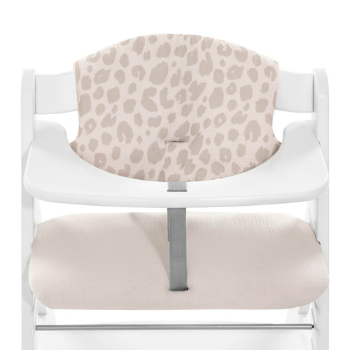 Hauck Alpha Highchair Pad Select - Muslin Leo Natural