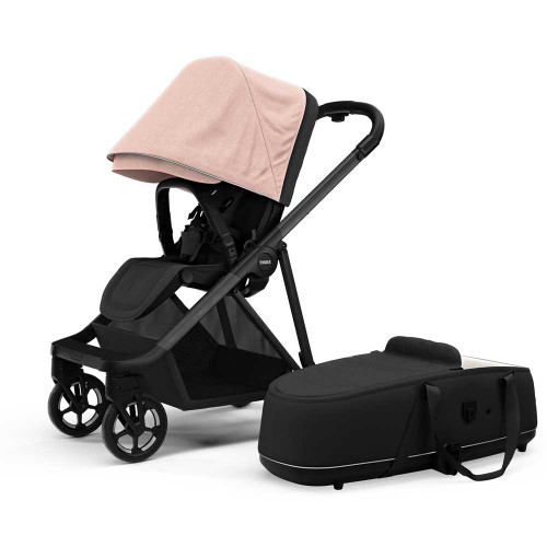Thule Shine Pushchair + Carrycot - Misty Rose