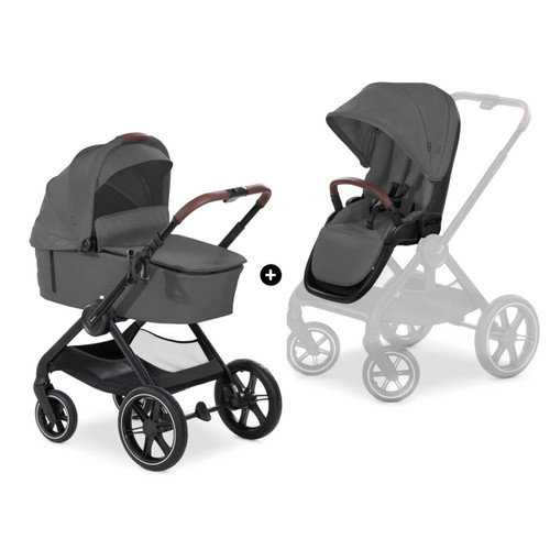 Hauck Walk N Care All in One - Dark Grey