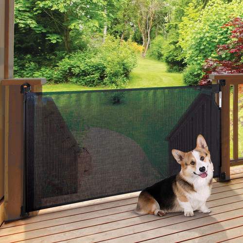 Dreambaby Retractable Mesh Safety Gate Black
