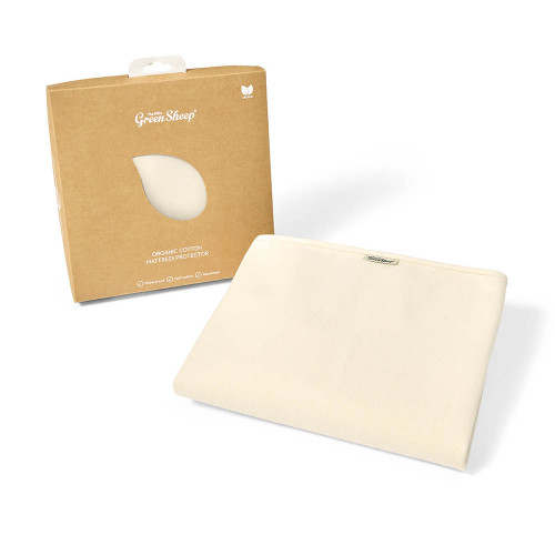 Little Green Sheep Waterproof Organic Cot Mattress Protector