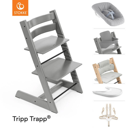 Stokke® Tripp Trapp® Complete Bundle - Storm Grey