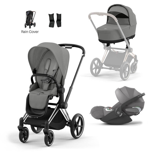 Cybex Priam Cloud T Travel System - Mirage Grey