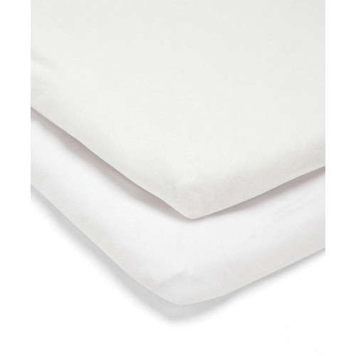 Mamas & Papas Universal Crib Fitted Sheets (2 Pack) - White