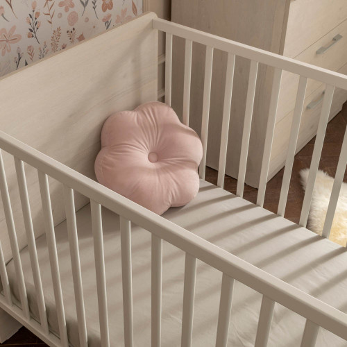 CuddleCo Freya Cot Bed - Coastal White