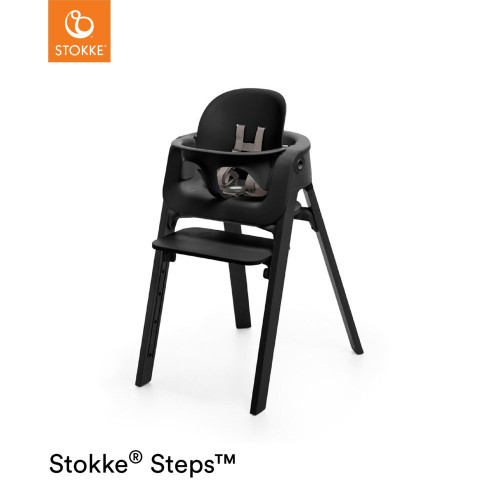 Stokke® Steps + Baby Set - Black / Black