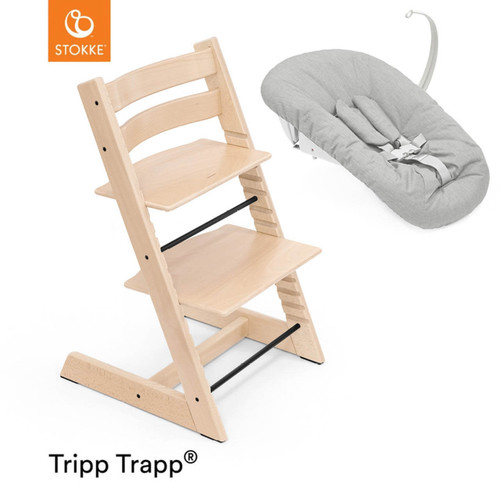 Stokke® Tripp Trapp® Highchair + Newborn Set - Natural