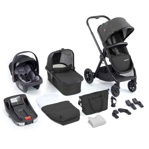 Babymore MeMore V2 13 Piece Coco i-Size Travel System - Black