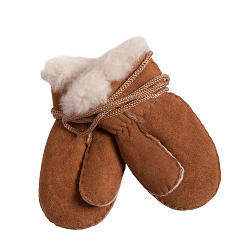 Baa Baby Sheepskin Puddy Mittens with Thumbs - Large