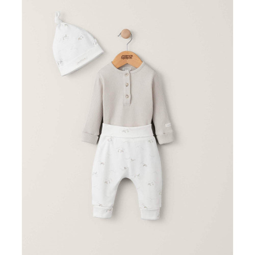 Mamas & Papas Stork 3-Piece My First Outfit Set Newborn - White