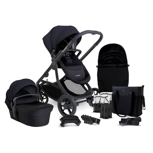 iCandy Orange 4 Complete Double Pushchair Bundle - Black Edition