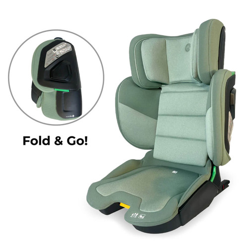 My Babiie MBCS23 i-Size Compact High-Back Booster Car Seat - Green