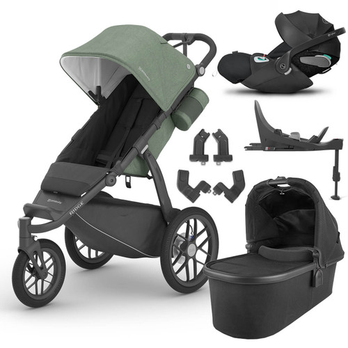 Uppababy RIDGE Pram + Cloud T i-Size & Base Bundle - Gwen