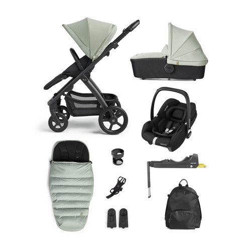 Silver Cross Tide Cabriofix Travel System - Sage/Black