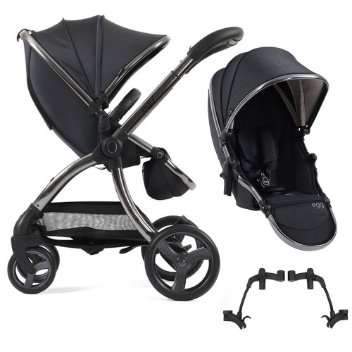 egg® 3 Tandem Stroller - Carbonite