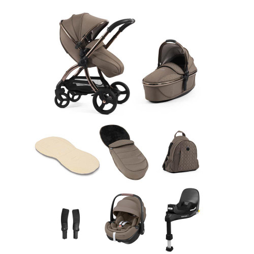 egg® 3 Luxury Pebble 360 Pro2 i-Size Bundle - Mink