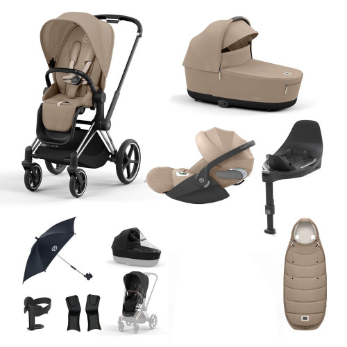 Cybex Priam Platinum Bundle - Cozy Beige