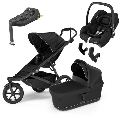 Thule Urban Glide 3 Complete Travel System - Black