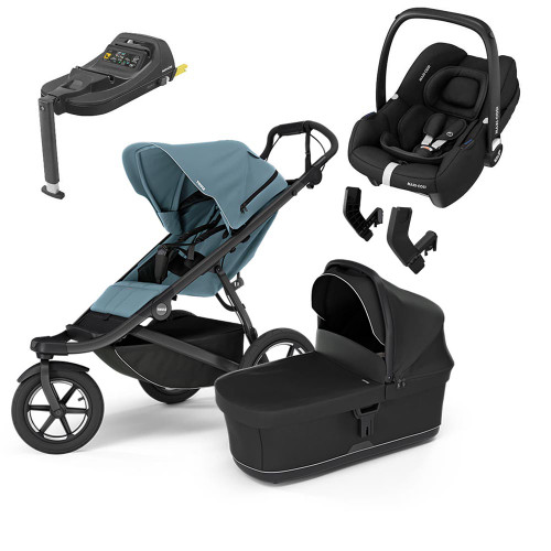 Thule Urban Glide 3 Complete Travel System - Mid Blue