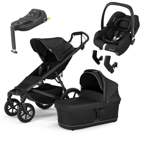 Thule Urban Glide 4-Wheel Complete Travel System - Black