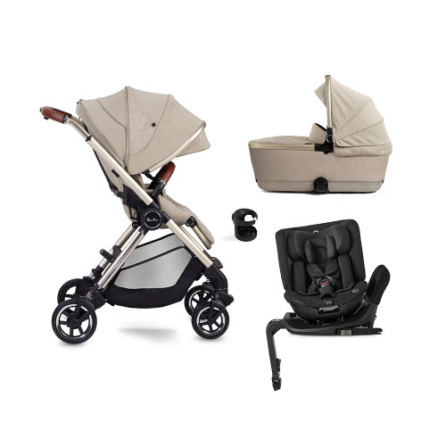 Silver Cross Dune + First Bed Carrycot & Motion All Size 360 - Stone