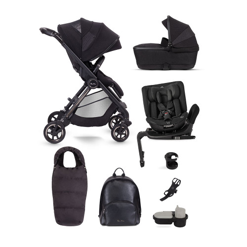 Silver Cross Dune Pram inc First Bed Carrycot with Ultimate Pack & Motion All Size 360 - Space