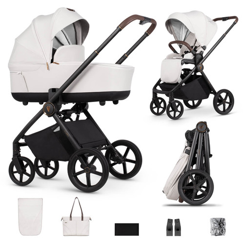 Venicci Claro 2-in-1 Pushchair - Vanilla
