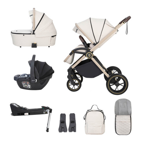 Babymore Kai Coco i-Size & Base Travel System - Sandstone