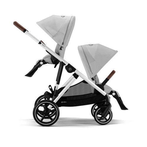 Cybex e-Gazelle S Silver Double - Stone Grey